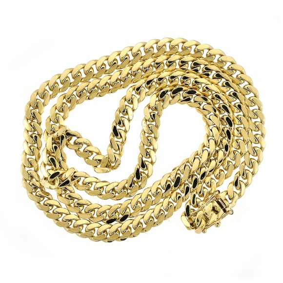 14K Yellow Gold 26 Inch Cuban Link Chain 59 Grams - Picture 2 of 6